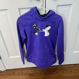 Girls under armour hooded sweatshirt